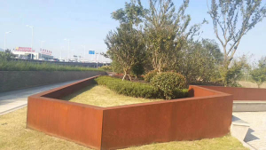田家庵耐候钢挡土墙